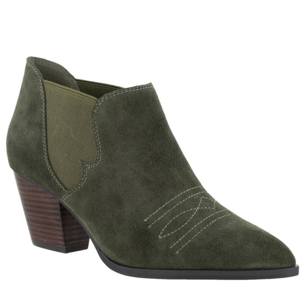 Bella Vita - Emilia Booties - Olive - 6.5WW